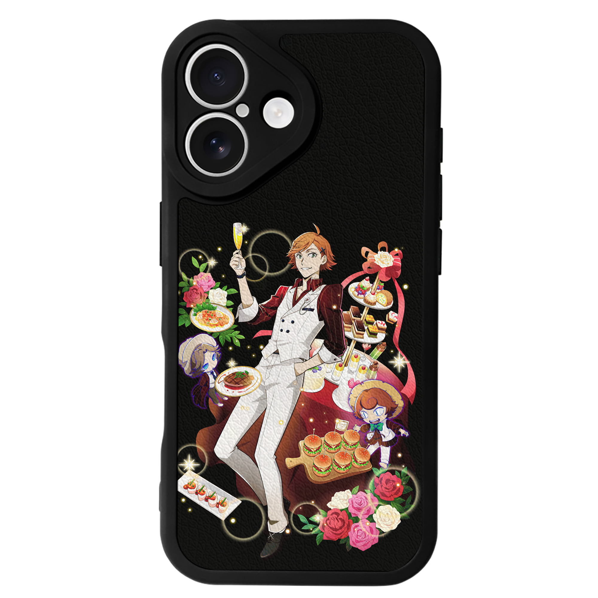 （画像用） 文豪ストレイドッグス Bungo Stray Dogs 【iPhone 16シリーズ対応】シリコンスマホケース（レザー調） 材質：シリコン